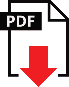 PDF document download icon with red downward arrow